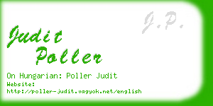 judit poller business card